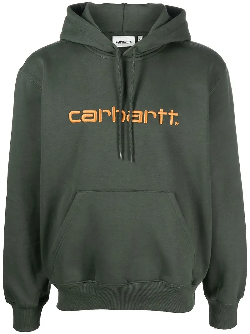 Carhartt WIP hoodie med broderad logotyp - Neutral
