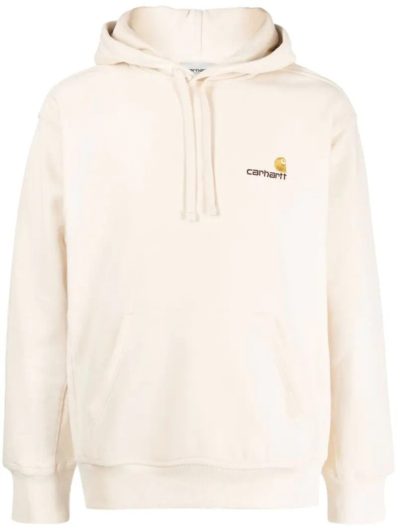 Carhartt WIP hoodie med broderad logotyp - Neutral