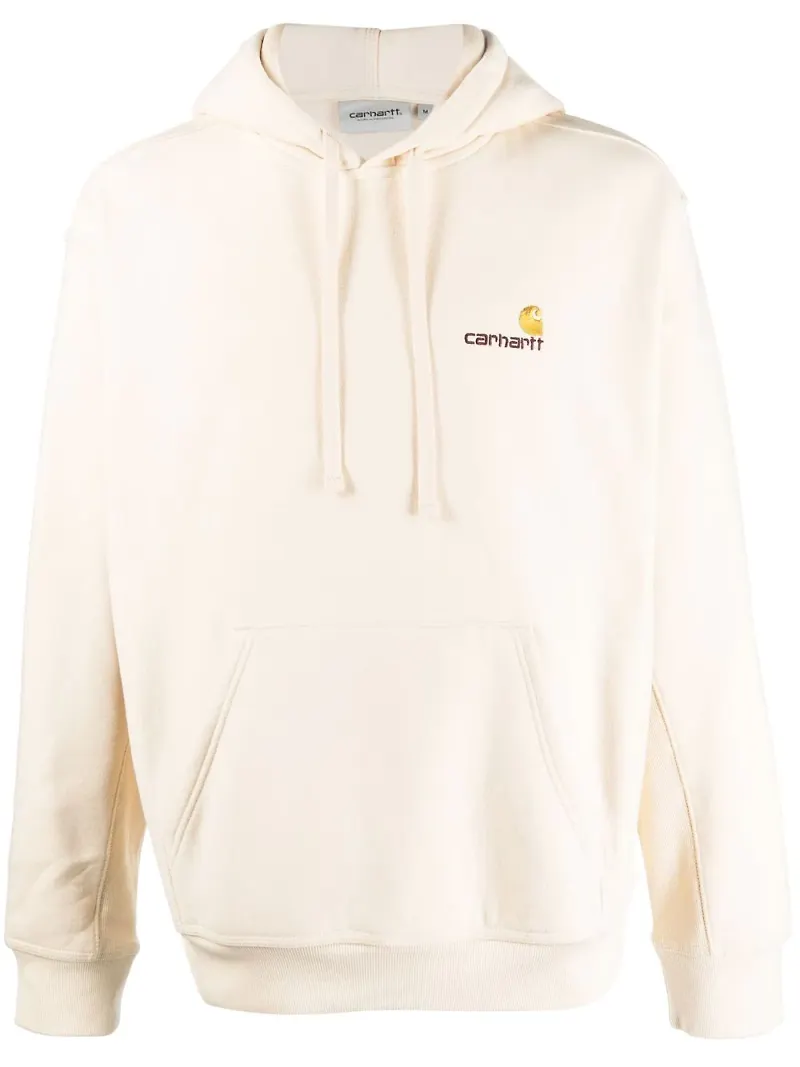 Carhartt WIP hoodie med broderad logotyp - Neutral