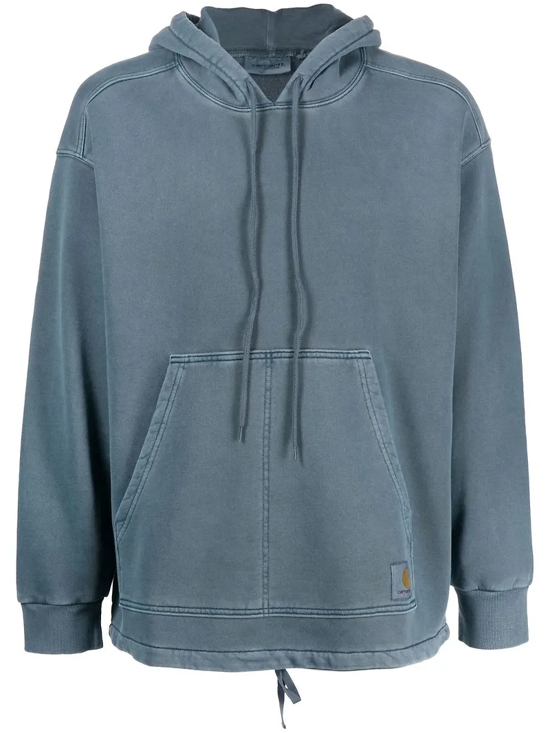 Carhartt WIP hoodie med dragsko - Blå