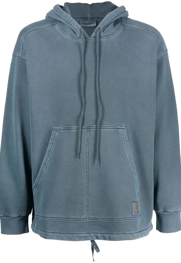Carhartt WIP hoodie med dragsko - Blå