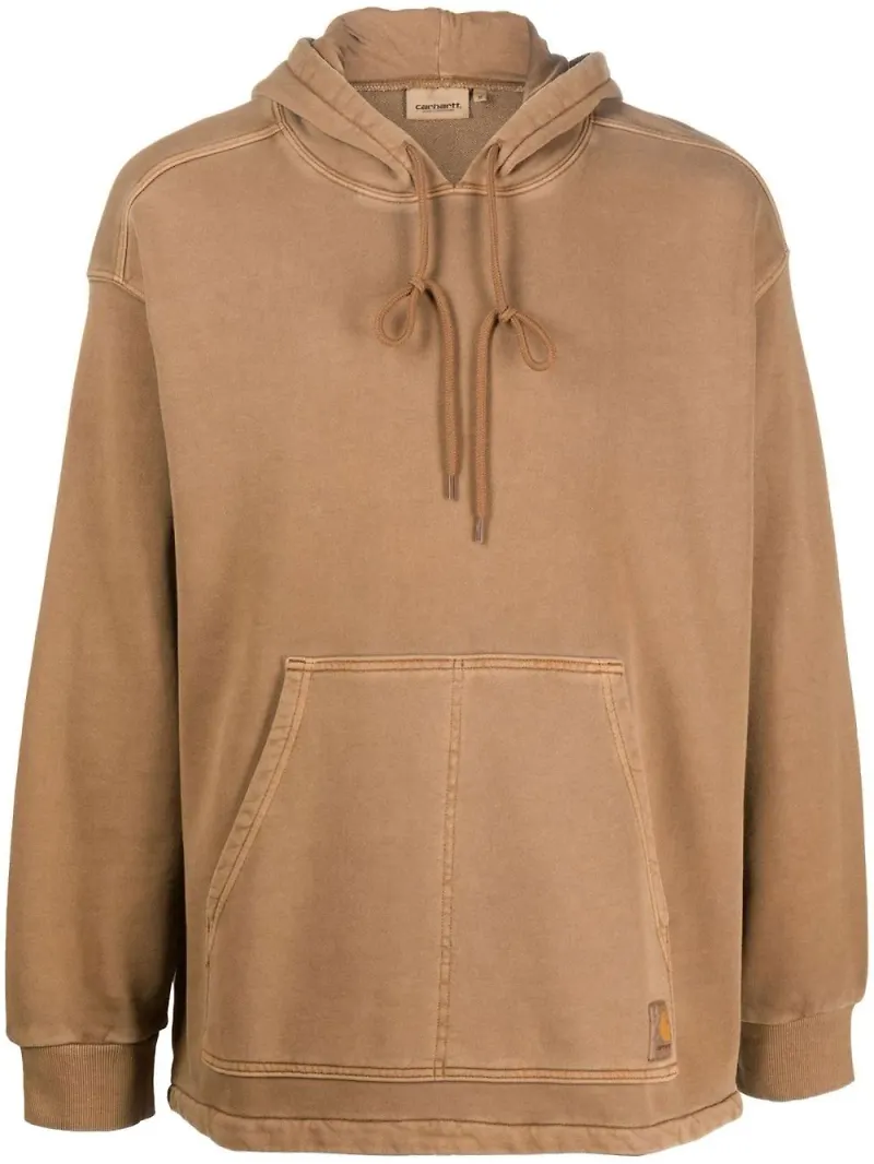 Carhartt WIP hoodie med dragsko - Brun