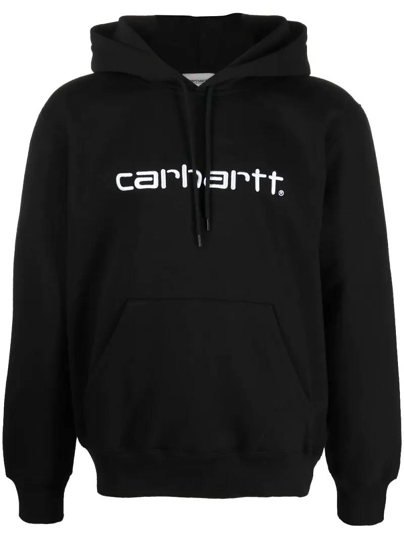 Carhartt WIP hoodie med dragsko - Svart