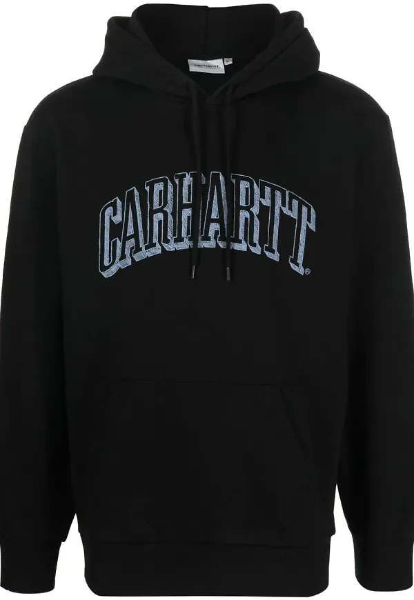 Carhartt WIP hoodie med dragsko - Svart