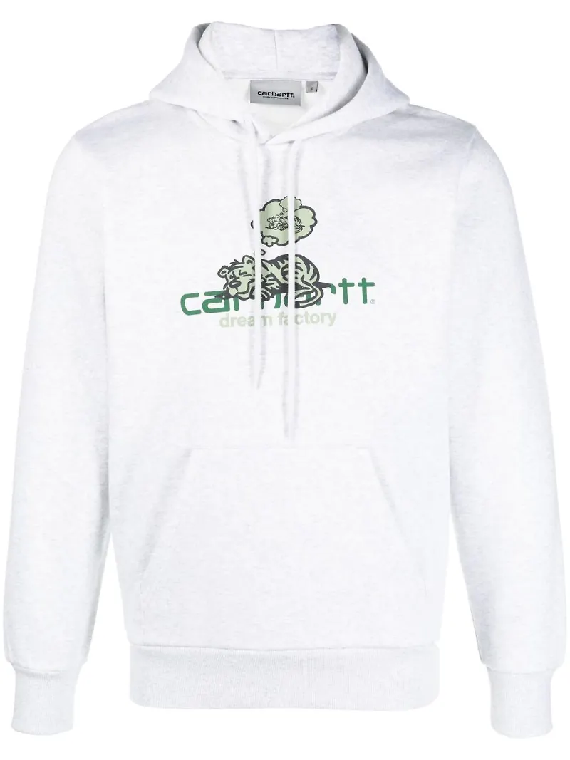Carhartt WIP hoodie med grafiskt tryck - Grå