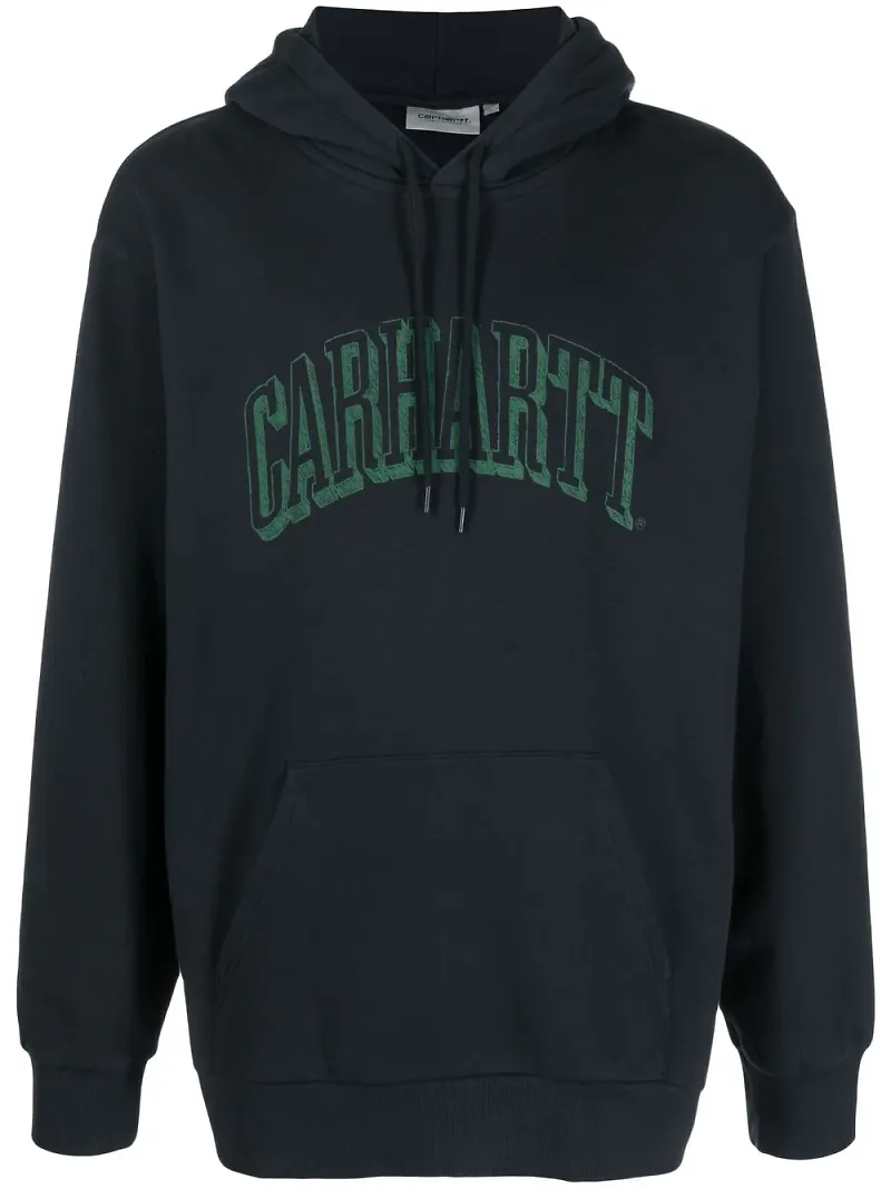 Carhartt WIP hoodie med logotyp - Blå