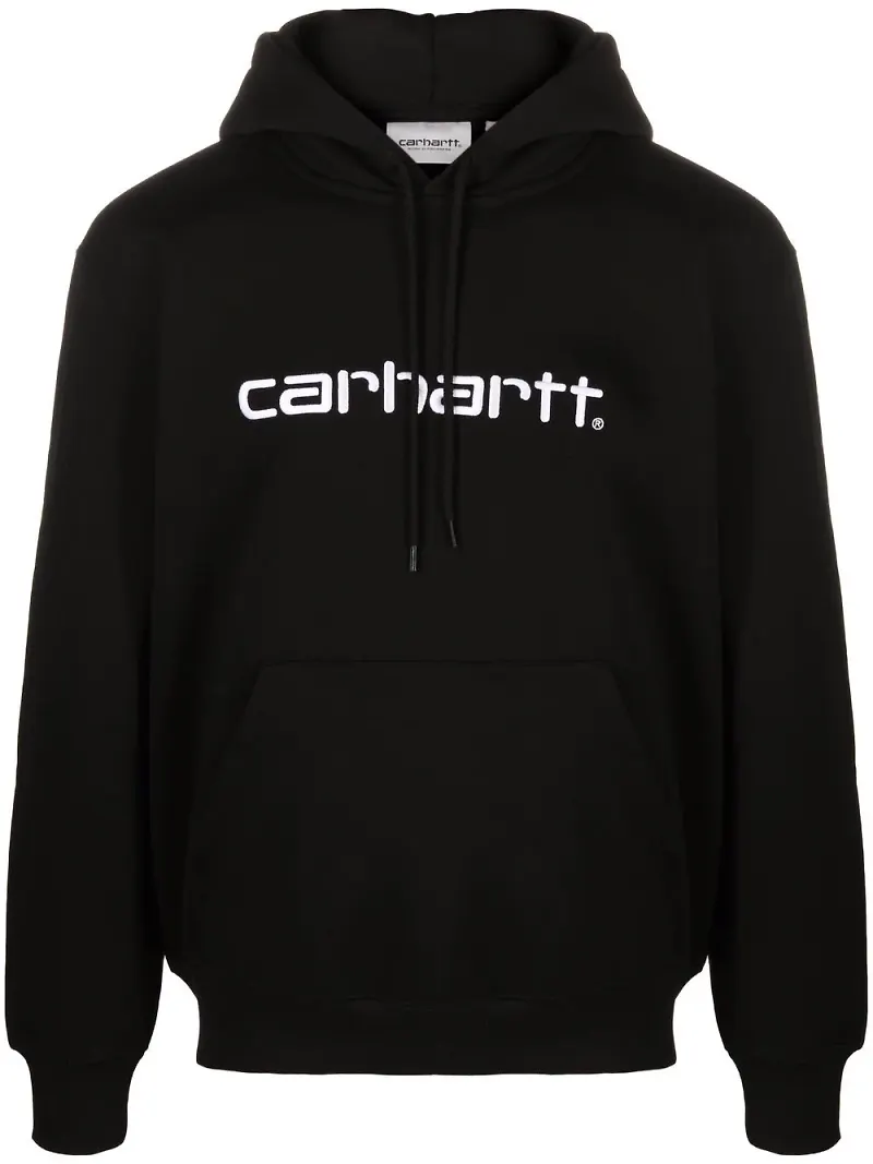 Carhartt WIP hoodie med logotyp - Svart