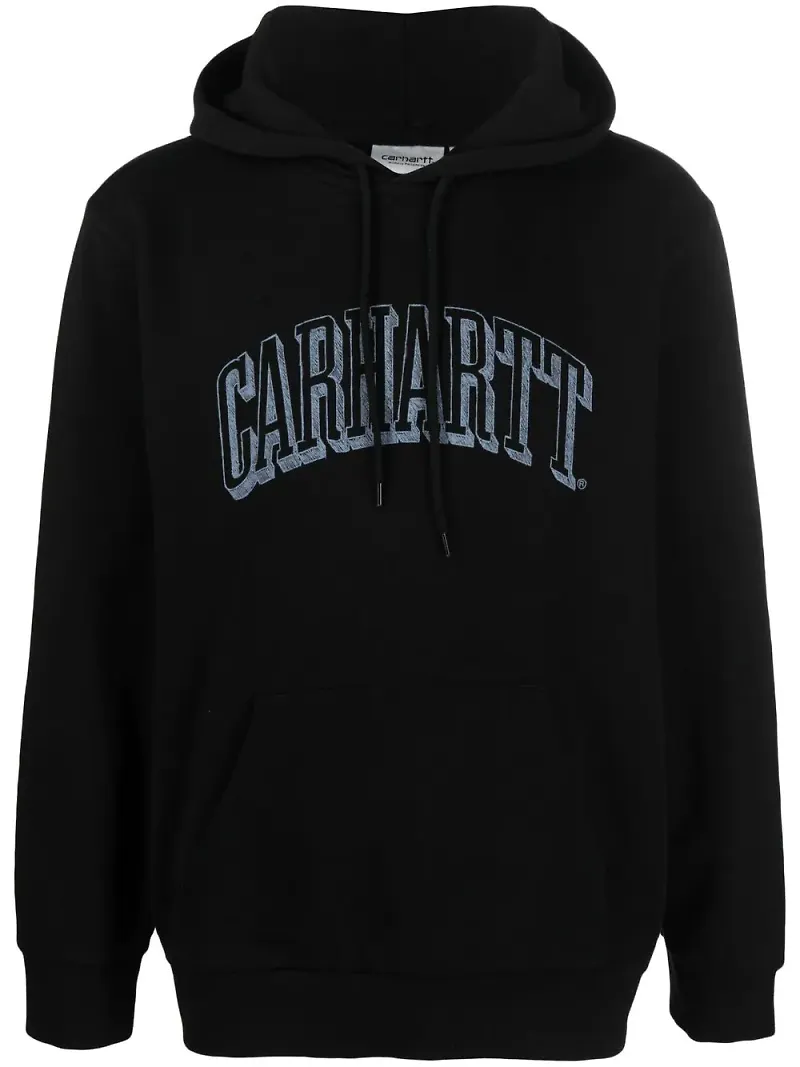 Carhartt WIP hoodie med logotyp - Svart