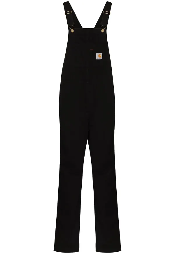 Carhartt WIP hängslebyxor - Svart