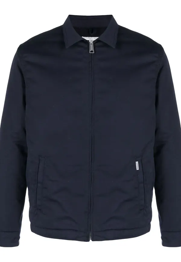 Carhartt WIP jacka med dragkedja - Blå