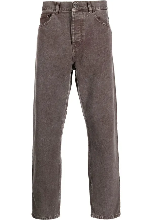 Carhartt WIP jeans i organisk bomull - Brun