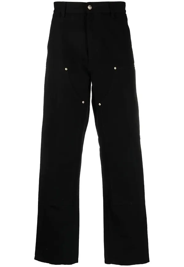 Carhartt WIP jeans med logotypmärke - Svart