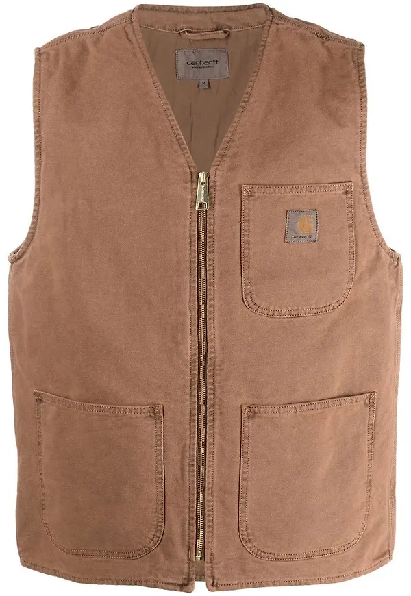 Carhartt WIP jeansväst - Brun