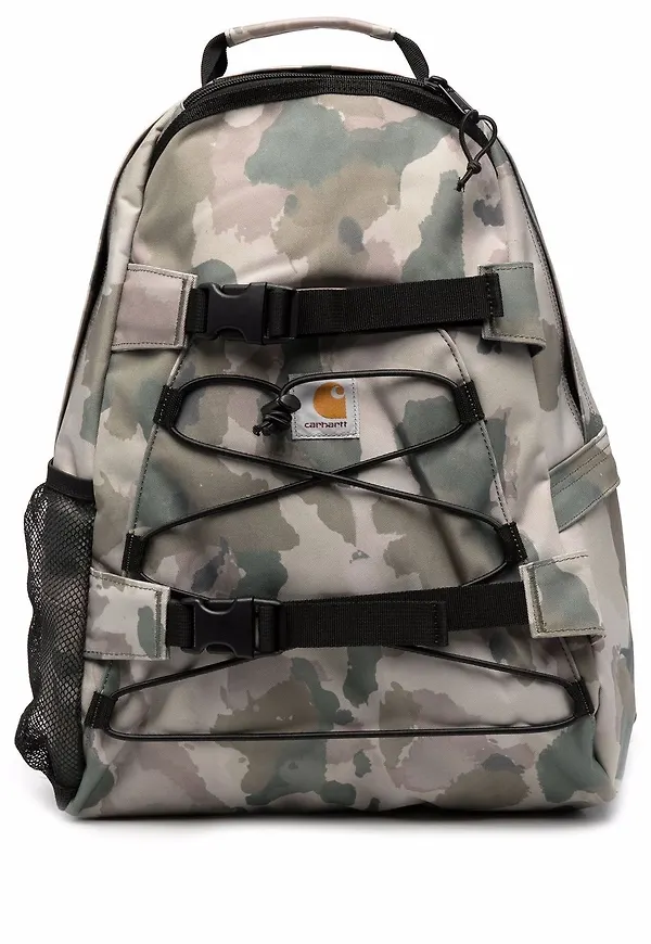 Carhartt WIP Kickflip kamouflagemönstrad ryggsäck - Grön