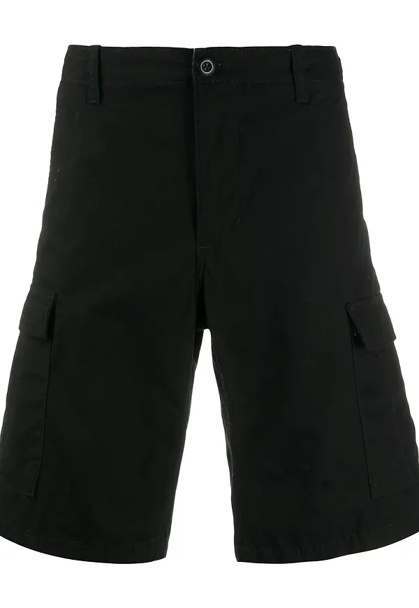 Carhartt WIP knälånga bermudashorts - Svart
