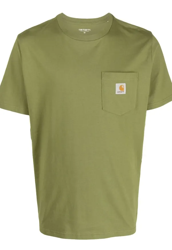 Carhartt WIP logo-patch cotton T-shirt - Grön