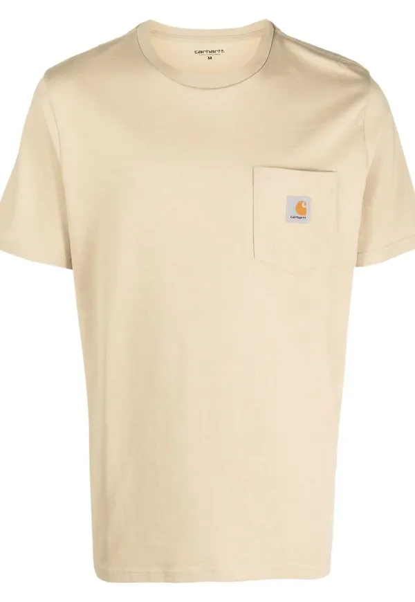 Carhartt WIP logo-patch cotton T-shirt - Neutral