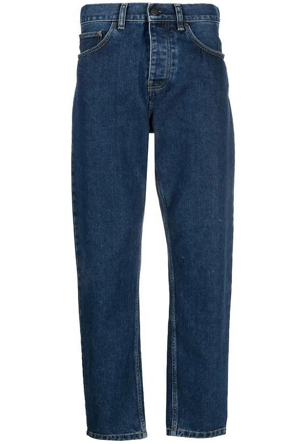 Carhartt WIP low-rise straight-leg jeans - Blå