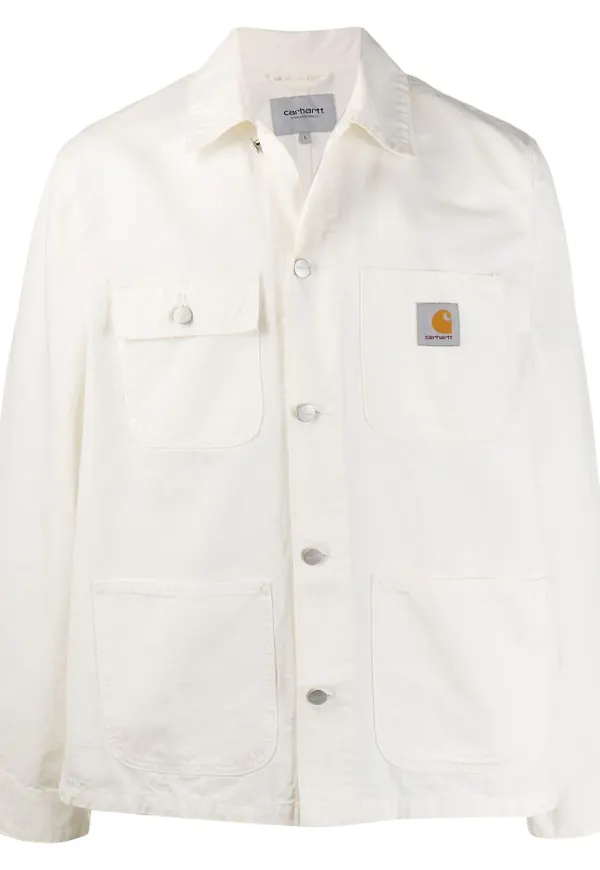 Carhartt WIP Michigan jeansjacka - Vit
