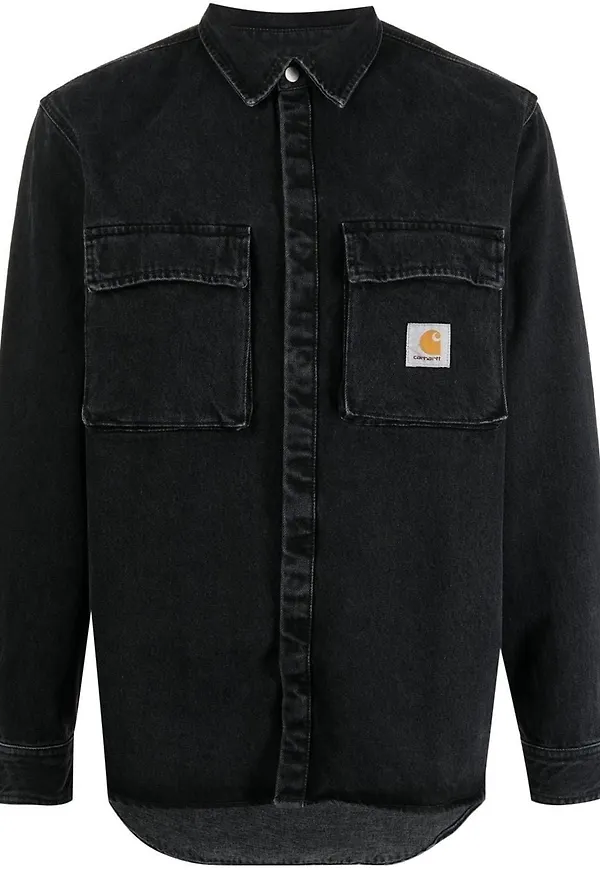 Carhartt WIP Monterey jeansskjorta - Svart