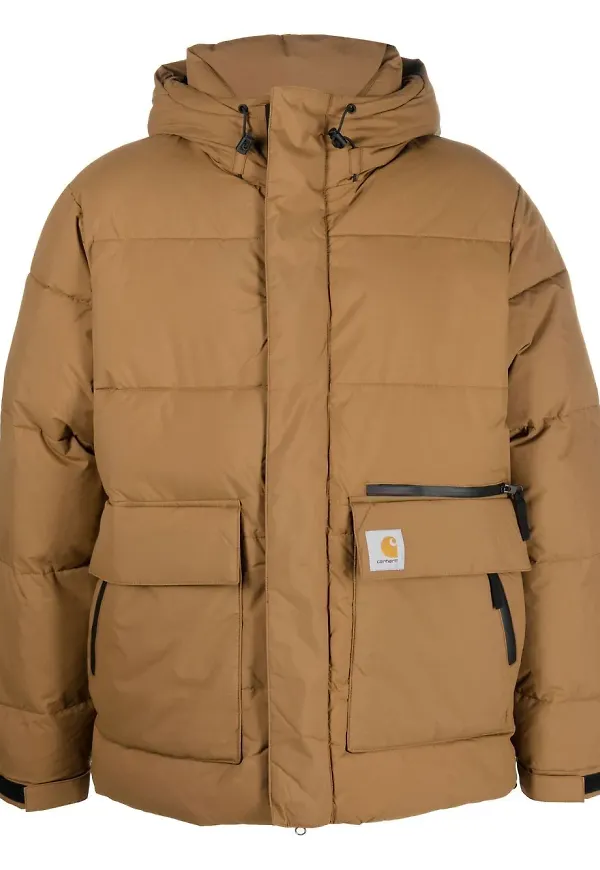 Carhartt WIP Munro vadderad jacka - Brun
