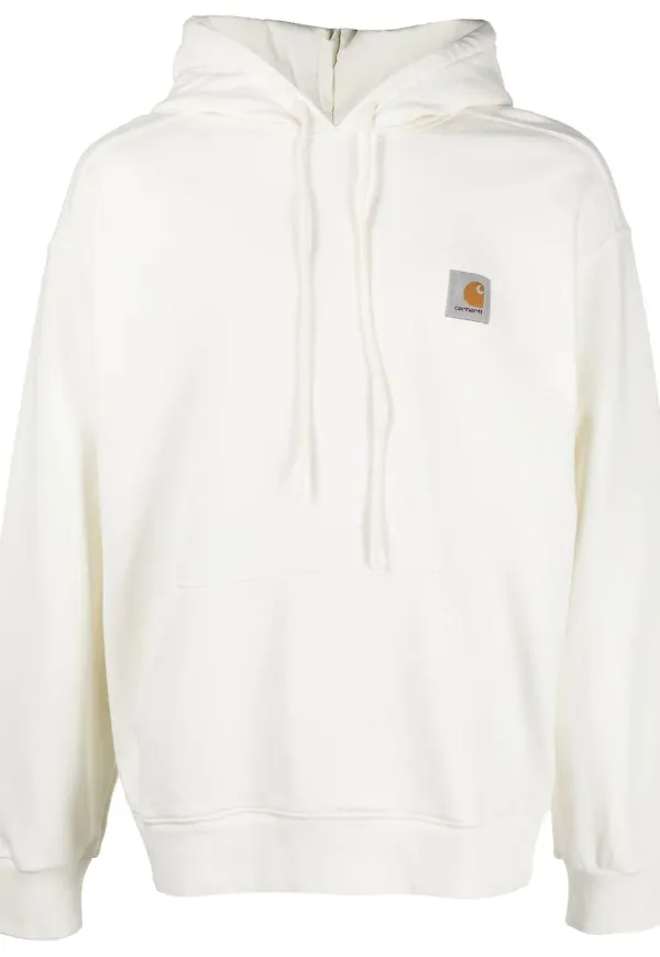 Carhartt WIP Nelson cotton hoodie - Vit