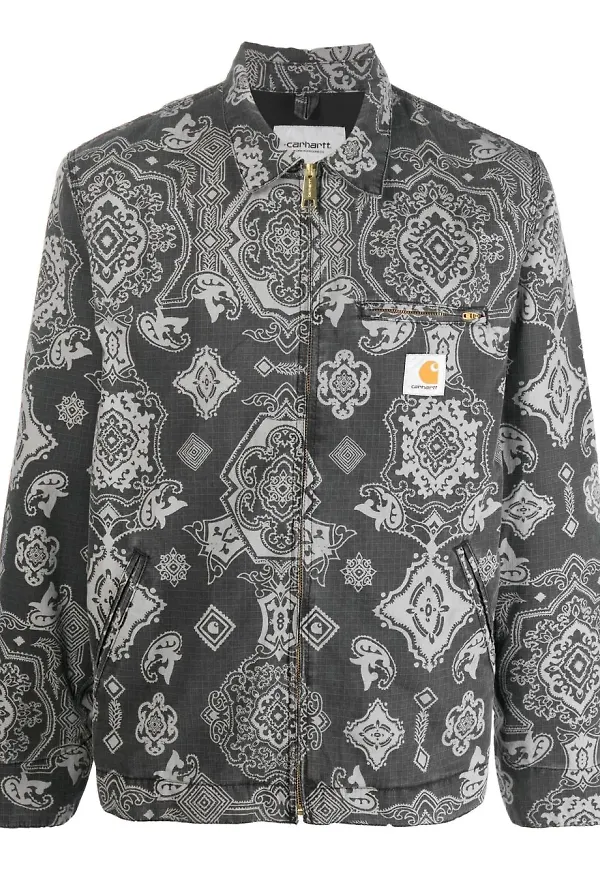 Carhartt WIP paisleymönstrad kavaj - Svart