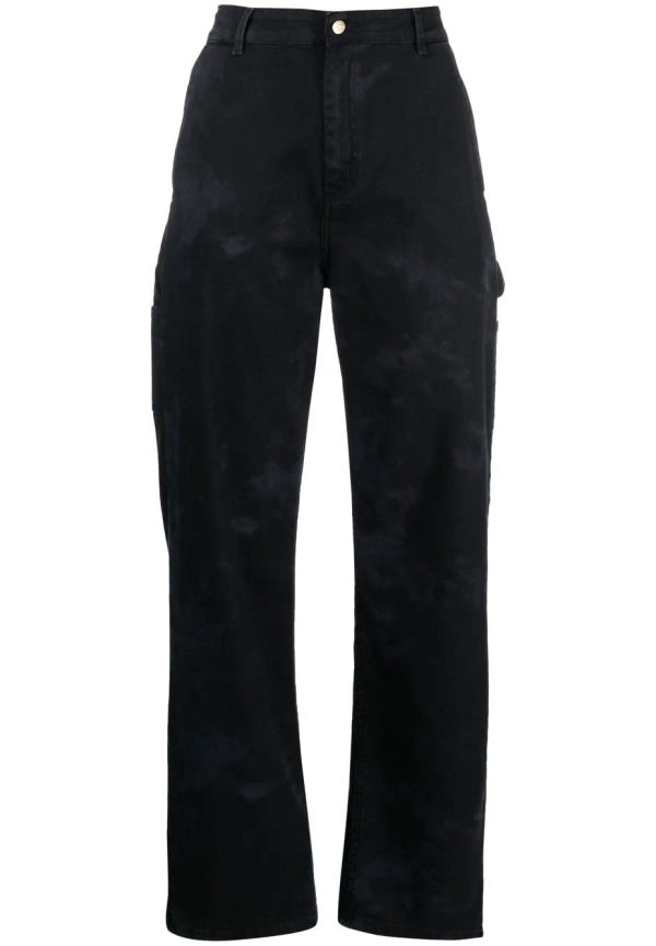 Carhartt WIP Pierce straight-jeans med tryck - Blå