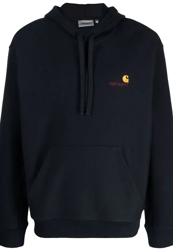 Carhartt WIP pullover med huva - Blå