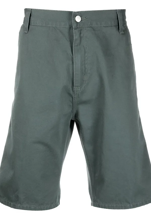 Carhartt WIP raka bermudashorts - Grön