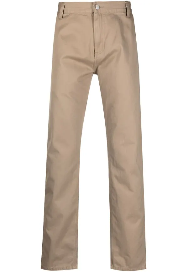 Carhartt WIP raka bomullsbyxor - Neutral