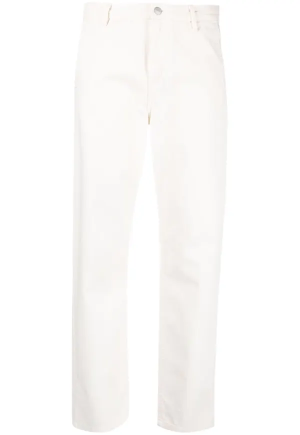 Carhartt WIP raka byxor - Vit