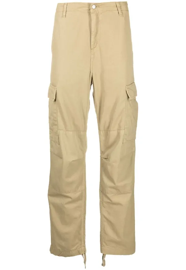 Carhartt WIP raka cargobyxor - Grön