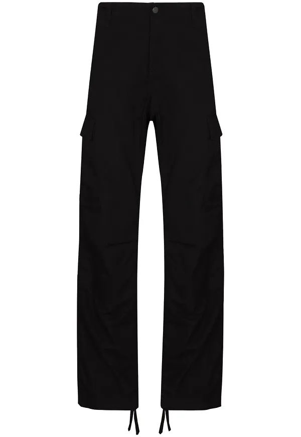Carhartt WIP raka cargobyxor - Svart