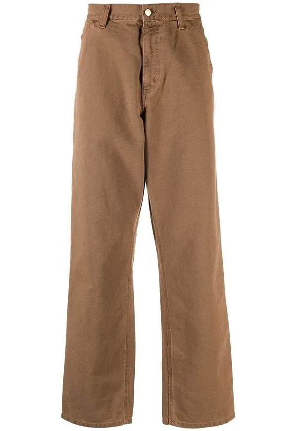 Carhartt WIP raka finbyxor - Brun