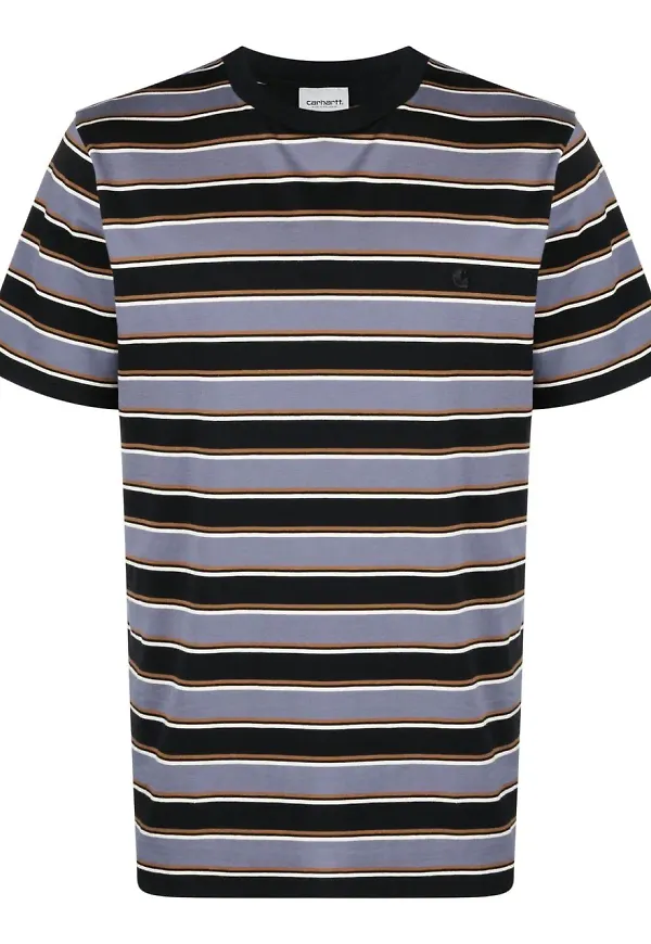 Carhartt WIP randig t-shirt - Svart