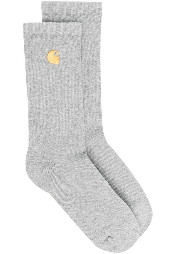 Carhartt WIP ribbade strumpor med logotyp - Grå