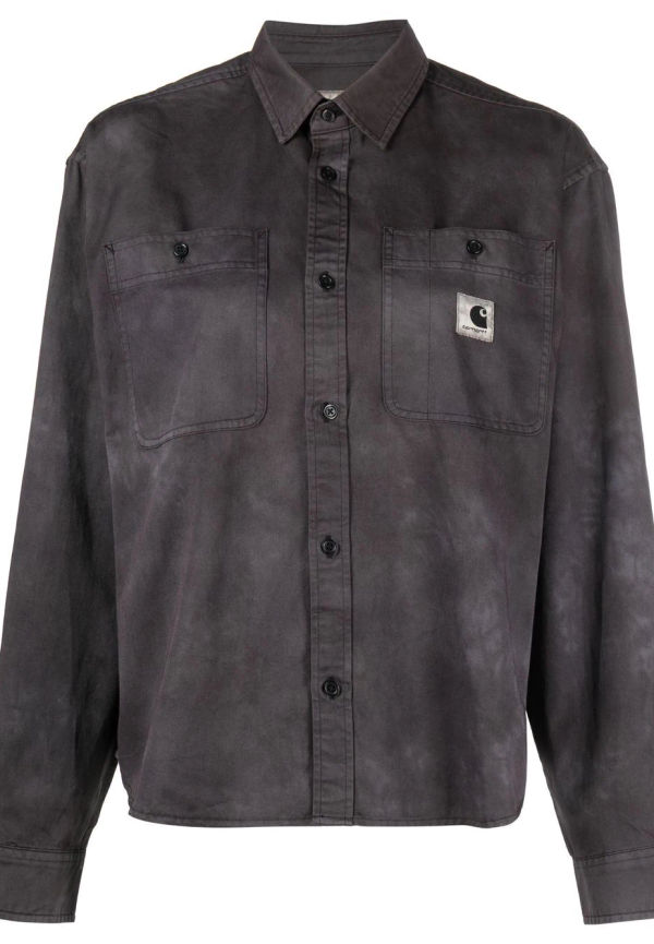 Carhartt WIP skjorta med logotypmärke - Grå