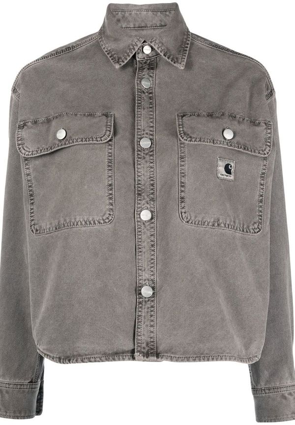 Carhartt WIP skjorta med logotypmärke - Grå