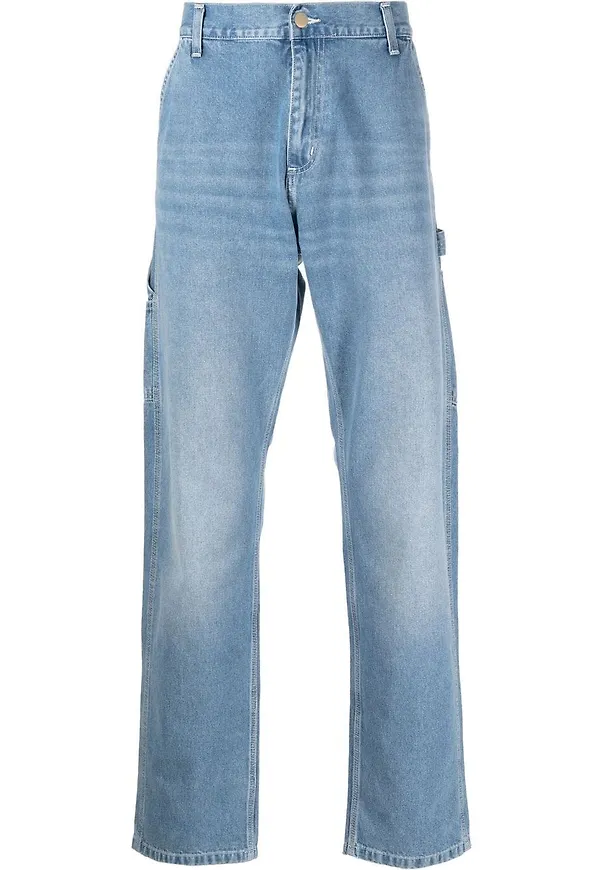 Carhartt WIP straight-jeans - Blå