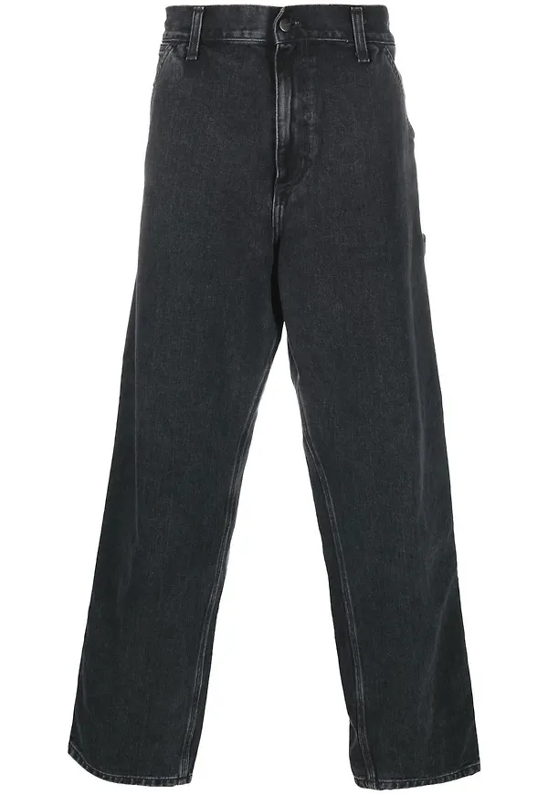 Carhartt WIP straight-jeans - Svart