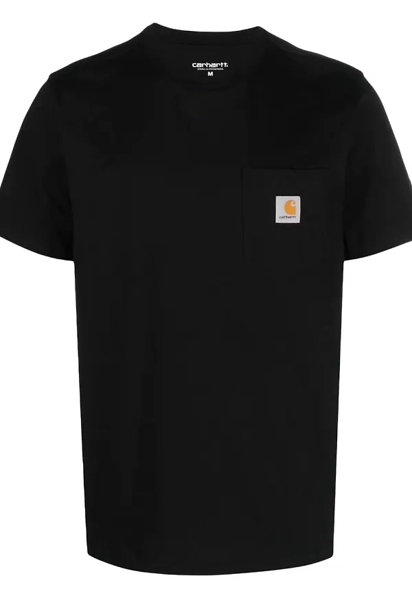 Carhartt WIP t-shirt med ficka - Svart