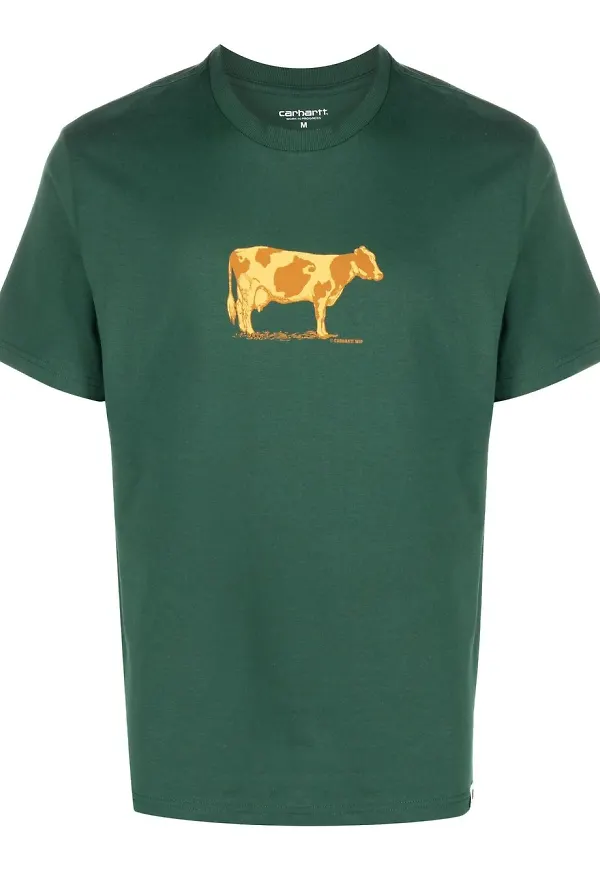 Carhartt WIP t-shirt med komotiv - Grön