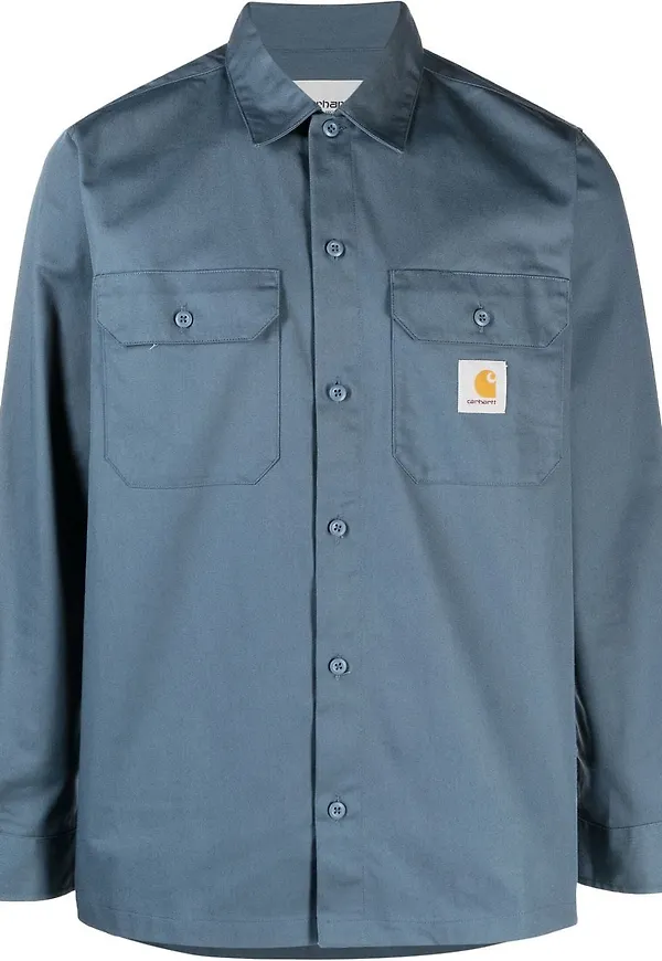 Carhartt WIP utility-skjorta - Blå