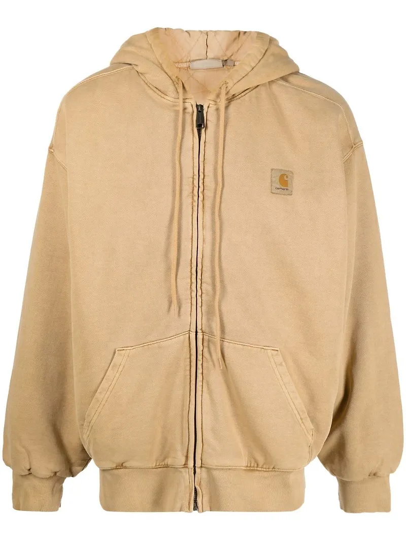 Carhartt WIP Vista hoodie med dragkedja - Neutral