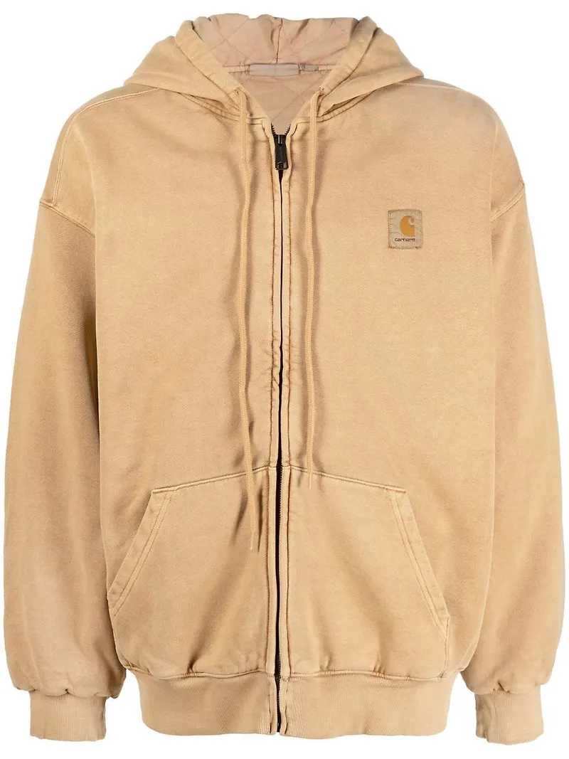 Carhartt WIP Vista hoodie med dragkedja - Neutral