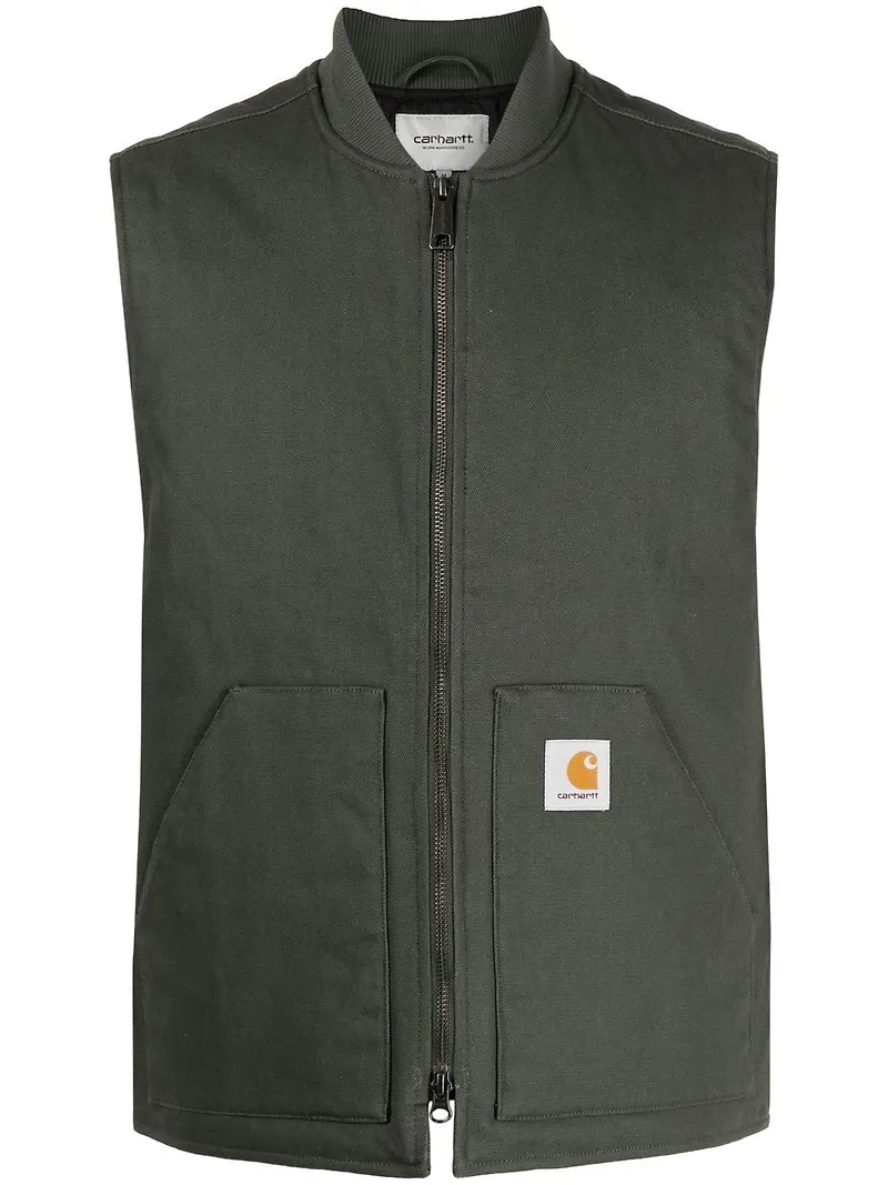 Carhartt WIP väst med logotypmärke - Grön