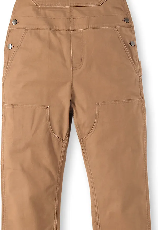 Carhartt Women's Relaxed Fit Denim Bib Overal Carhartt® Brown