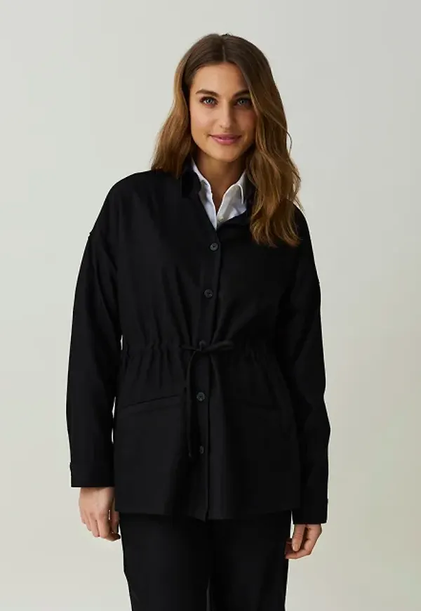 Carly Wool Blend Overshirt