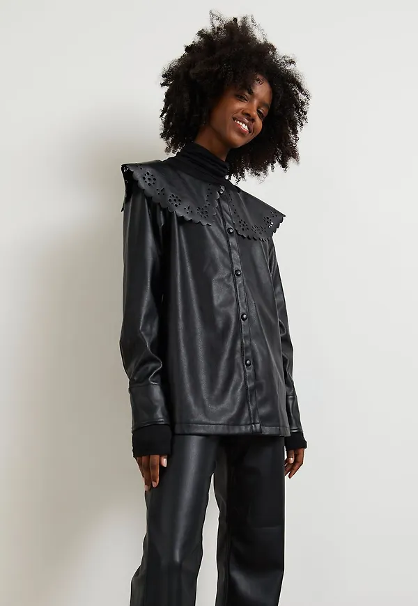 Carol pu shirt